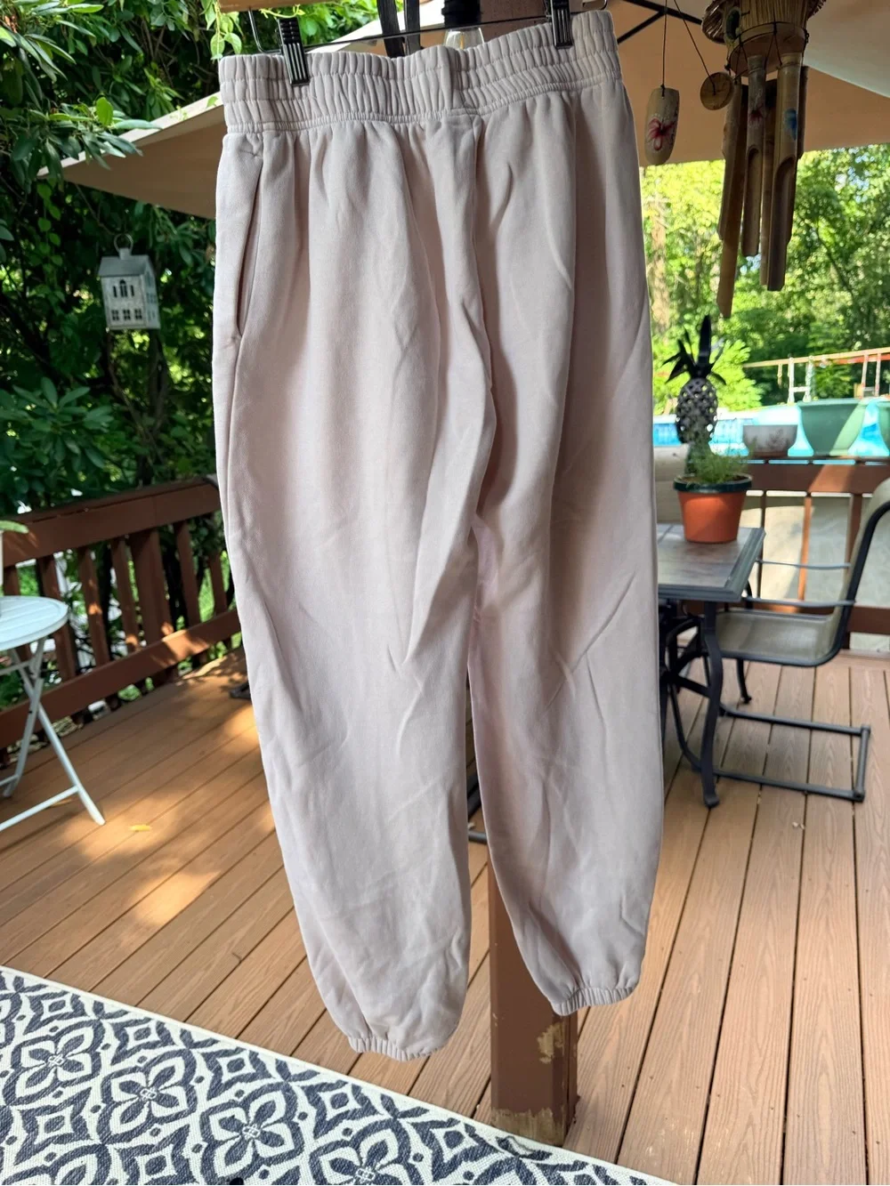 Nike Women's Light Beige High-Waist Joggers